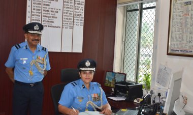 Air Commodore Anjali Gautam Assumes Command of Medical Training Centre, Air Force Bengaluru