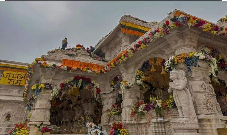 श्रीराम जन्मभूमि मंदिर में वर्षाकाल के दौरान छत से पानी टपकने की अफवाहें झूठी !