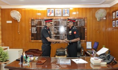 Major General Ravi Murugan Relinquishes Command to Major General VT Mathew