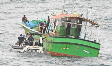 Indian Coast Guard Rescues 11 Crew from Distressed Fishing Boat Aashni off Kerala Coast