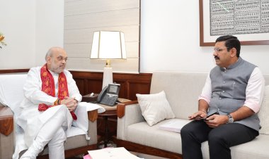 Karnataka State BJP President B.Y. Vijayendra Meets Amit Shah: Key Strategies and Congress Scandals on the Agenda