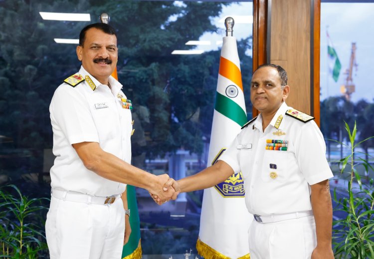 Admiral Dinesh K. Tripathi Makes Maiden Visit to Southern Naval Command