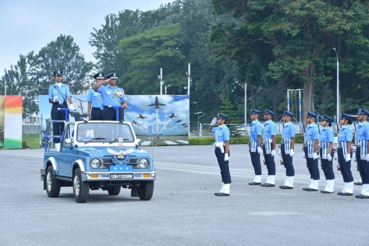 IAF Passing-Out Parade at Air Force Technical College: Air Marshal CR Mohan Inspects and Awards Top Graduates