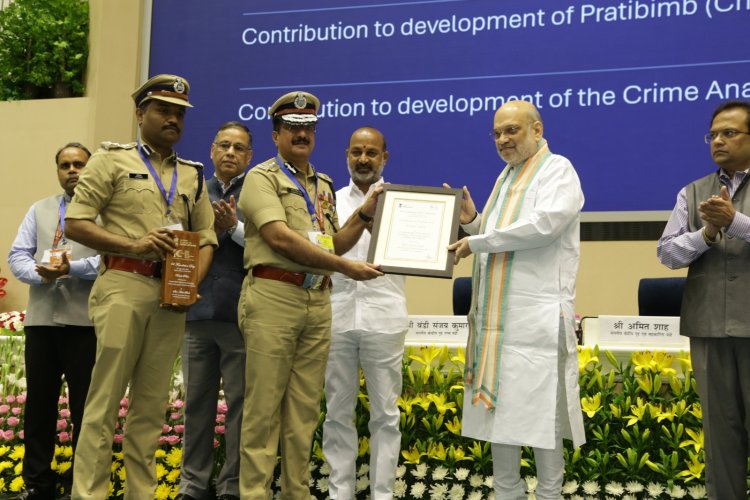 Union Home Minister Amit Shah awards Kerala Police for proactive measures in curbing cybercrimes against women and children.