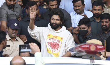 Protest Erupts Outside Allu Arjun’s Home After Tragic Stampede at ‘Pushpa 2’ Premiere