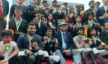 Anupati and Raju Shine at Junior National Equestrian Championship