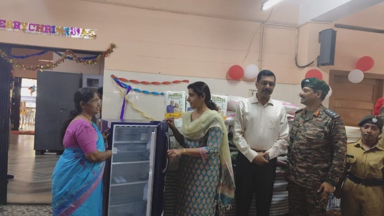 NCC Trivandrum Group Hosts Donation Drive for Old Age Home, Bringing Joy and Support to Elderly Women