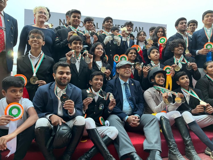 Anupati and Raju Shine at Junior National Equestrian Championship