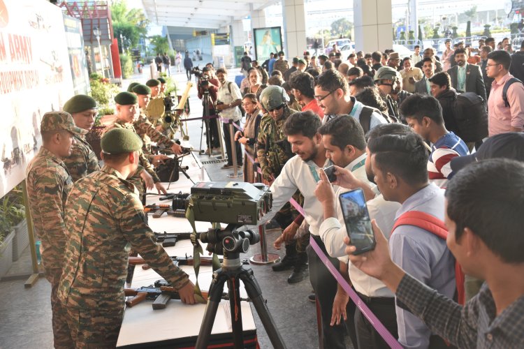 Army Band and Equipment Display Enthralls Travelers at KIA Bengaluru