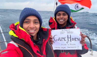 HISTORIC FEAT: Indian Navy’s Lt Cdr Dilna K & Lt Cdr Roopa A Brave Drake Passage to Conquer Cape Horn