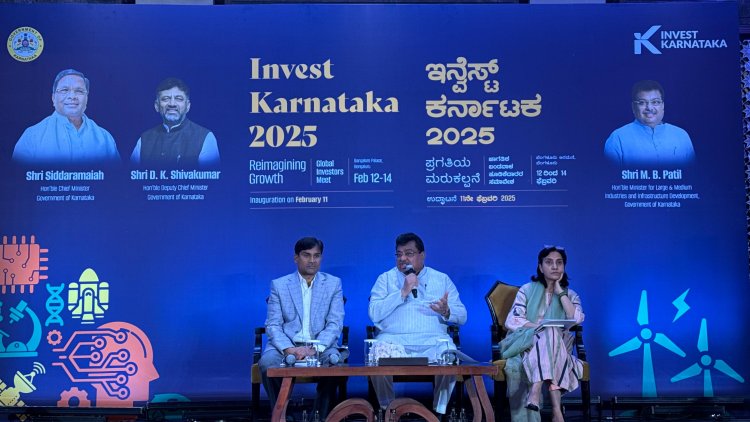 Karnataka Gears Up for Global Investors Meet 2025, Set to Showcase Innovation and Industrial Expansion