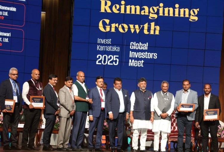 Karnataka Bags Record ₹3.43 Lakh Crore Investment in Renewable Energy at Global Investors Meet 2025