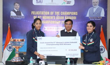 Dr. Mansukh Mandaviya Announces ₹67.5 Lakh Reward for Kabaddi Champions