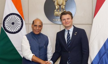Defence Cooperation on the Rise: Rajnath Singh & Ruben Brekelmans Discuss AI & Strategic Ties