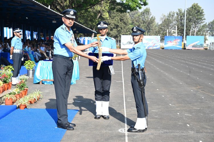 Air Marshal Vijay Kumar Garg Commends Future Aerospace Leaders at AFTC POP