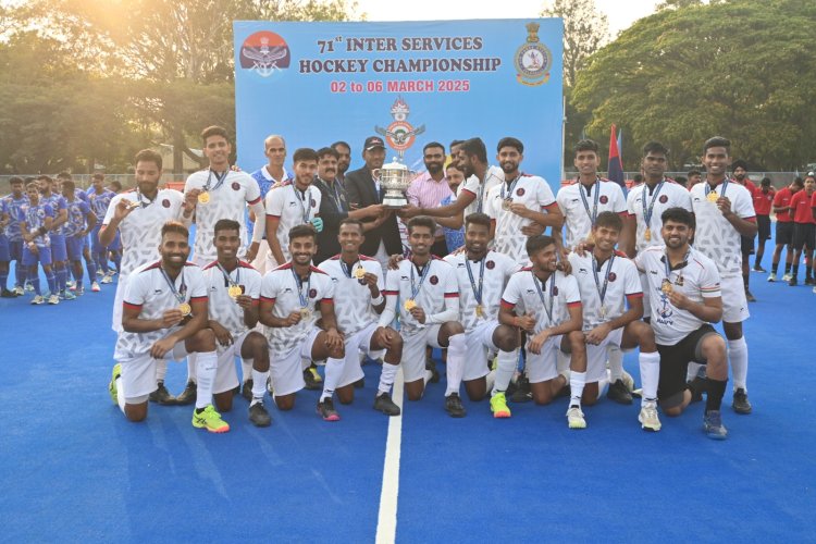 Indian Navy Clinches Victory in High-Stakes Inter Services Hockey Tournament