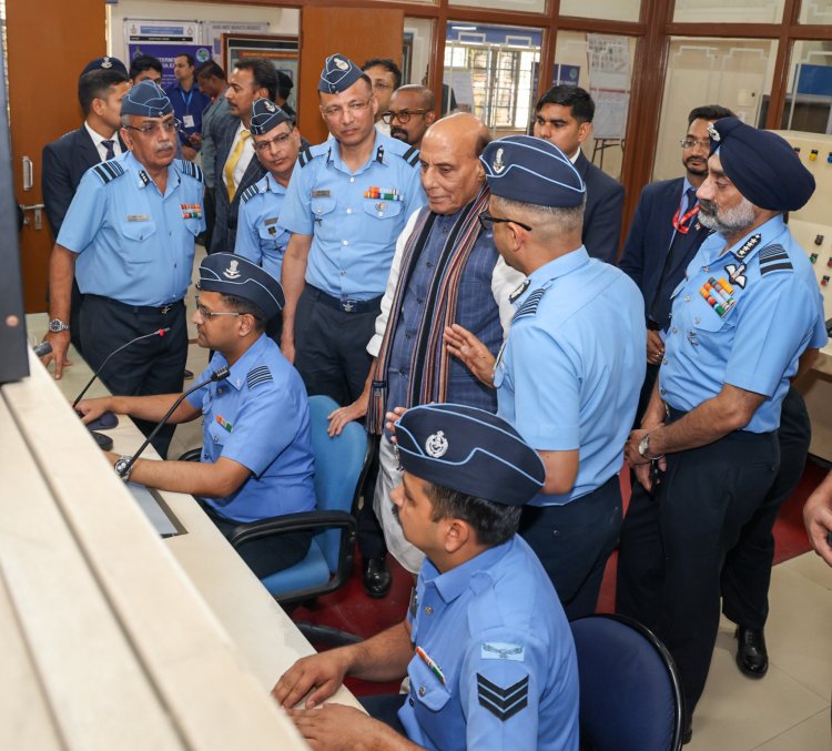 Rajnath Singh Becomes First Defence Minister to Visit IAF's Aerospace Medicine Institute