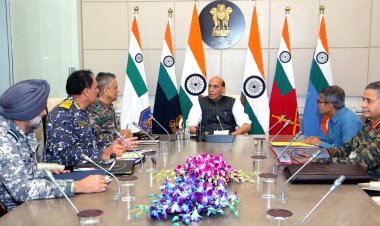 Western Front on Alert: Raksha Mantri Holds Strategic Review with Top Defence Brass
